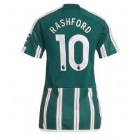 Dres Manchester United Marcus Rashford #10 Preč pre Ženy 2023-24 Krátky Rukáv